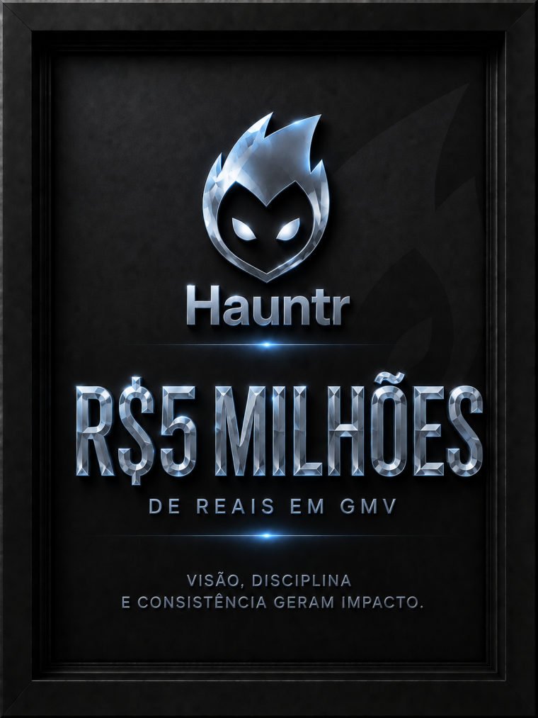 Placa Hauntr R$5 milhões em GMV